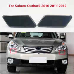 1 par de faros delanteros izquierdo y derecho para parachoques delantero de coche, tapa de cubierta de boquilla de pulverización para Subaru Outback 2010 2011 2012