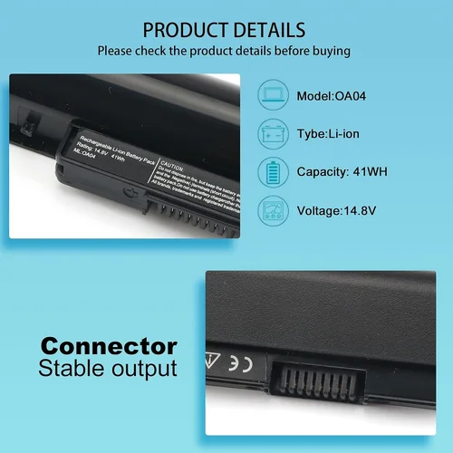 Imagen 2 del producto SKOWER OA03 OA04 Batería para hp Pavilion 14 15 746641-001 740715-001 746458-421 751906-541 HSTNN-LB5Y HSTNN-LB5S HSTNN-PB5Y