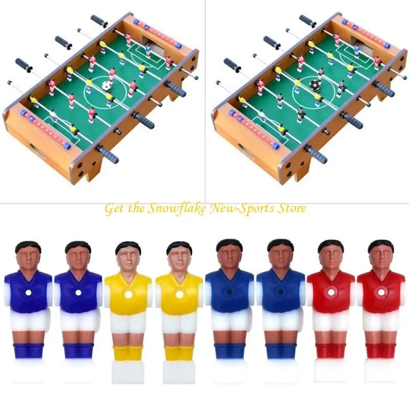 E56D 4x Soccer Table Football Man Soccer Player Replacement Parts For Table Football