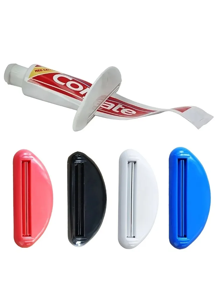 Tandpasta Knijper Handleiding Geperst Tandpasta Tube Clips Multifunctionele Gezichtsreiniger Dispenser Squeezer Badkamer Accessoires - afbeelding 2