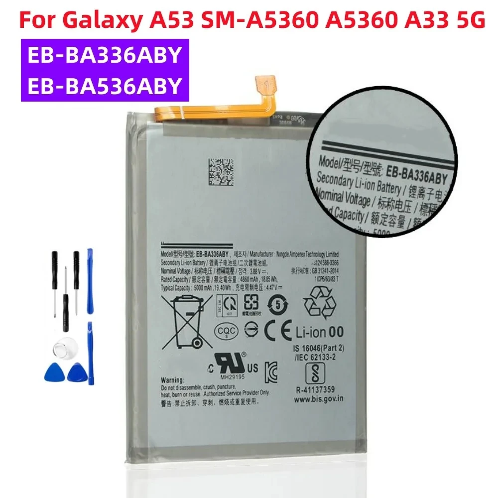Revisión y recomendación de la batería EB-BA336ABY para Samsung Galaxy A33 y A53 5G