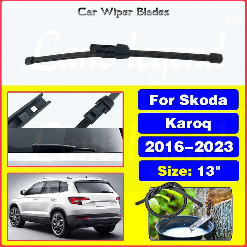 

13" Car Wiper Blade Rear Back Window Windscreen Windshield Wipers For Skoda Karoq 2016 - 2023 Auto Accessories 2017 2018 2019