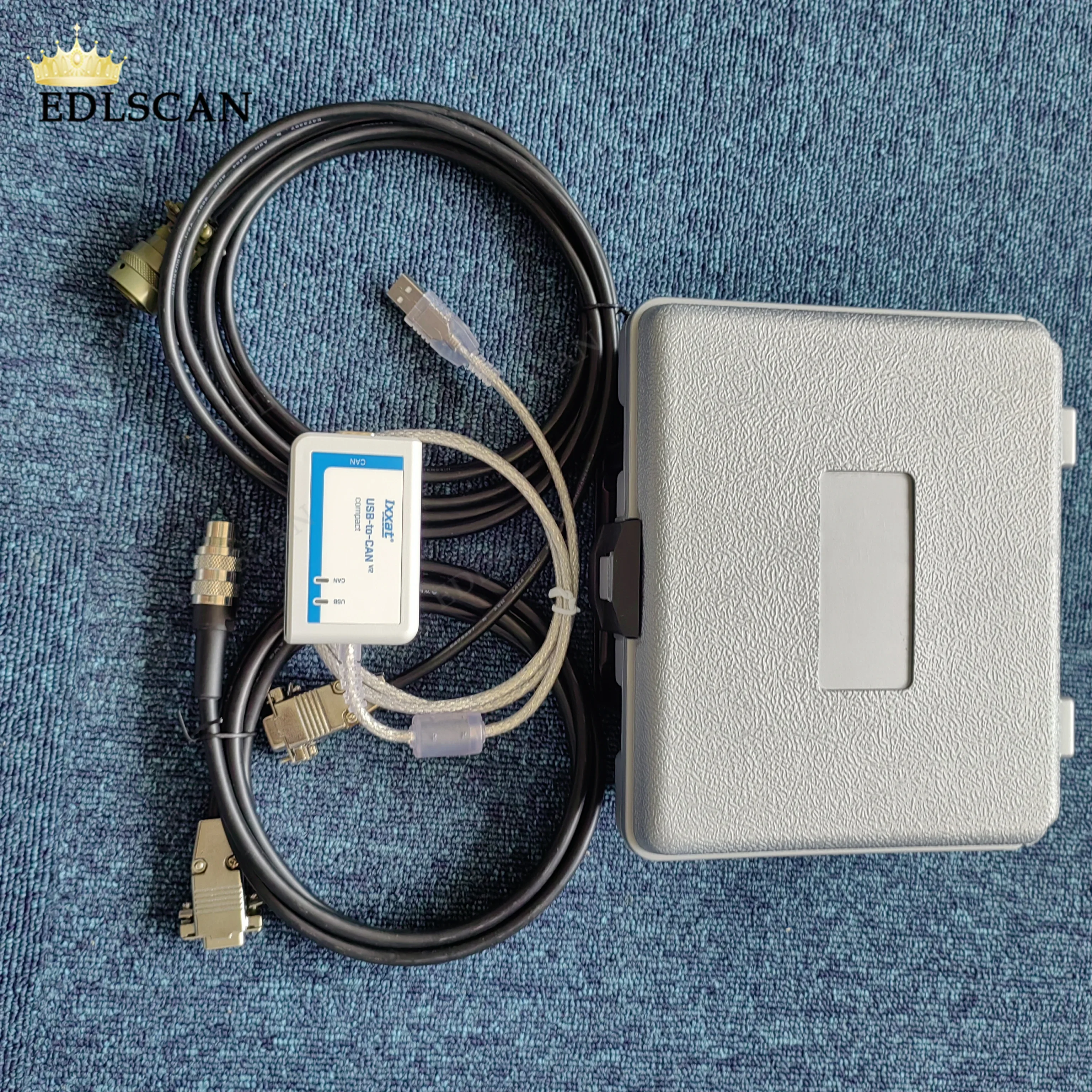 For MTU USB to CAN V2 COMPACT IXXAT Diagnostic and CF53 laptop 2.72 MDEC ADEC Cable Diesel DiaSys Truck Engine Diagnostic Tool