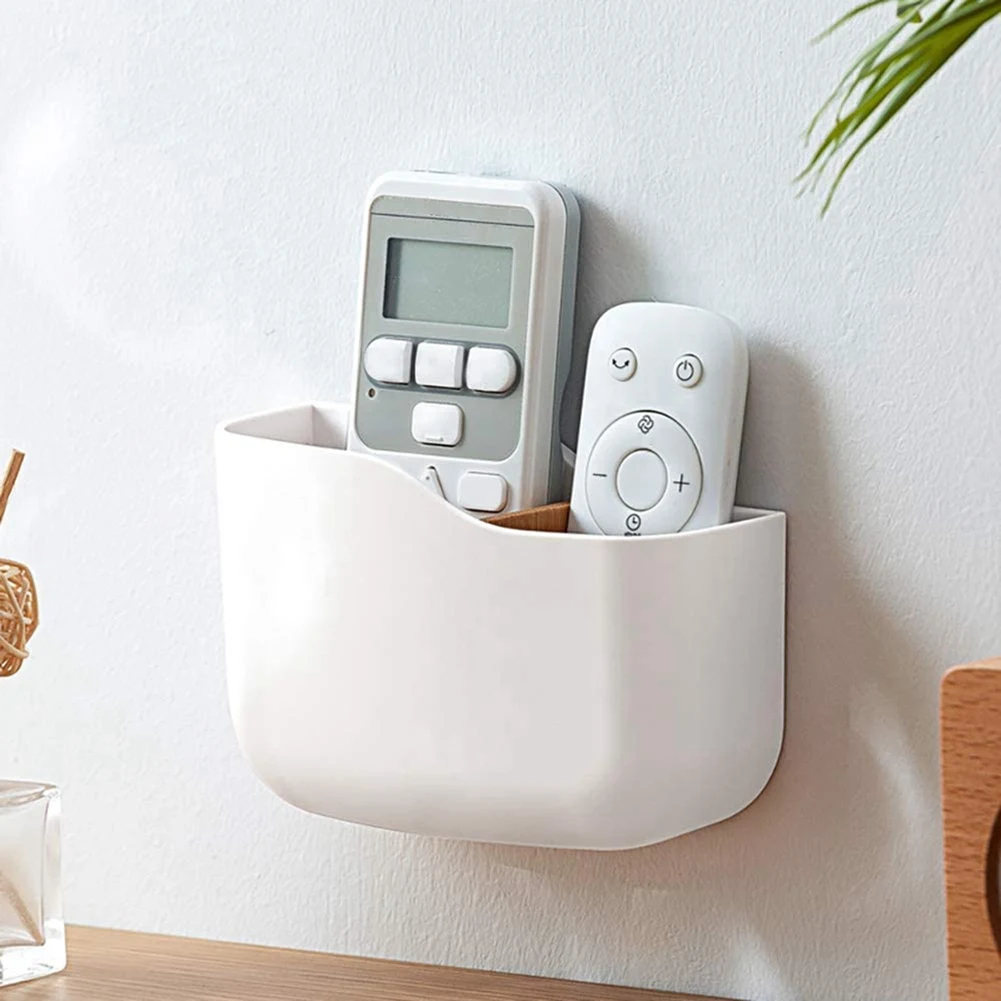 ABHI-Universal Remote Control Holder Wall Mounted With No Damaging Screws