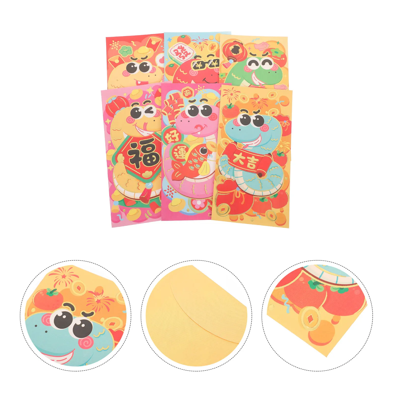 

Red Envelope Bag Chinese New Year Products Lai Feng Cash Envelopes for Money
