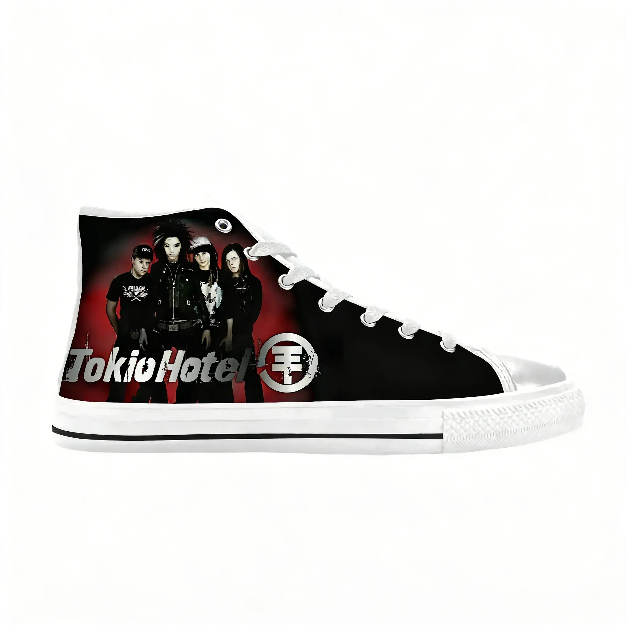 Hotel Rock Band Music Singer Cool Fashion Tokios Casual Cloth Shoes High Top Comfortable Breathable 3D Print Men Women Sneakers