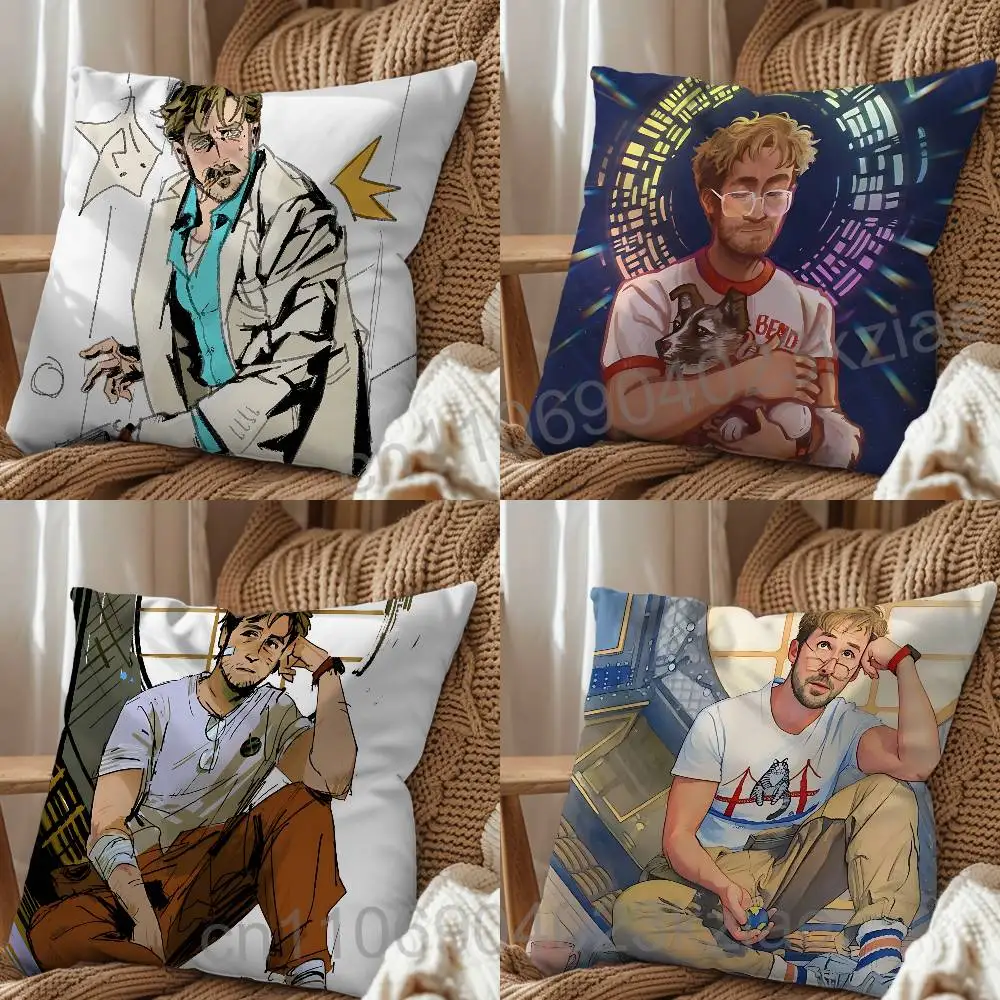 Nice Guys Ryland Grace Ryan Gosling day gift Pillow Case Living Room Sofa Cushion Cover Suitable For Home Bedroom Room custom
