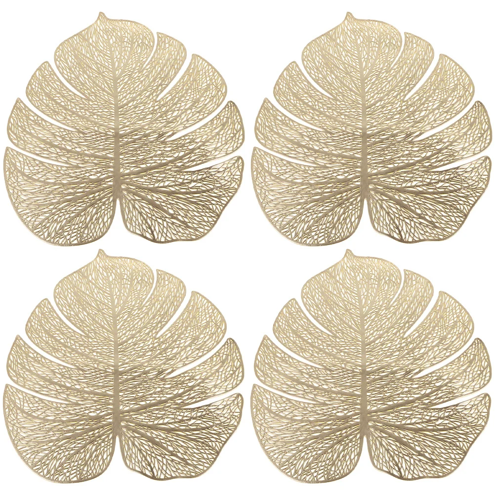 4 قطعة طاولة طعام حصيرة ورقة تحديد الموقع مقاومة للحرارة قابلة لإعادة الاستخدام الصيف الجدول حصيرة القهوة اكسسوارات الطرف الديكور