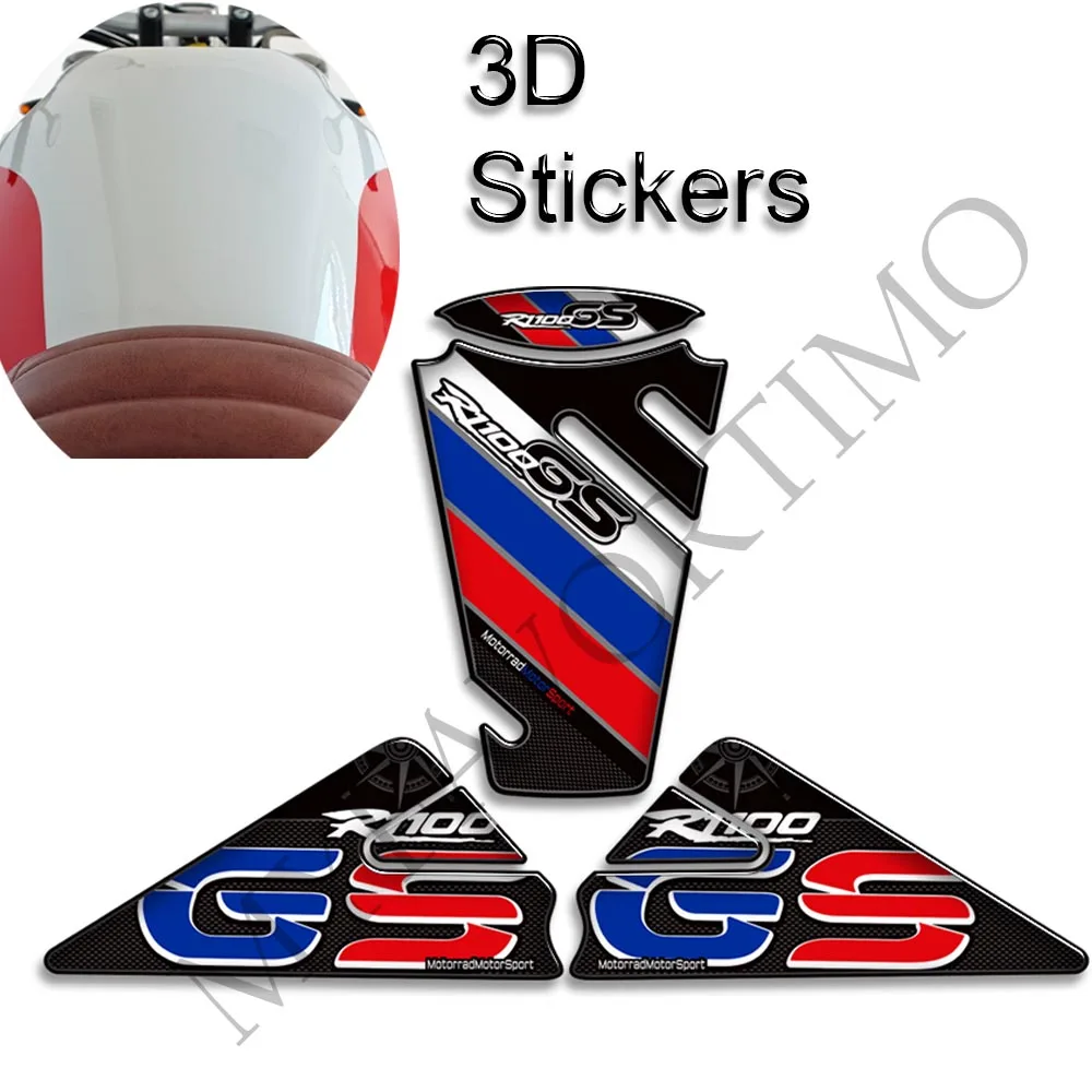 

Motorcycle Tank Pad Grips Stickers Decals Protection Gas Fuel Oil Kit Knee ADV Adventure GSA For BMW R1100GS R 1100 GS R1100