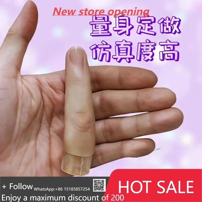 

Силиконовый специальный протез для поддельных пальцев для инвалидов, протез для отрезанных пальцев, высокая имитация крышки для пальцев