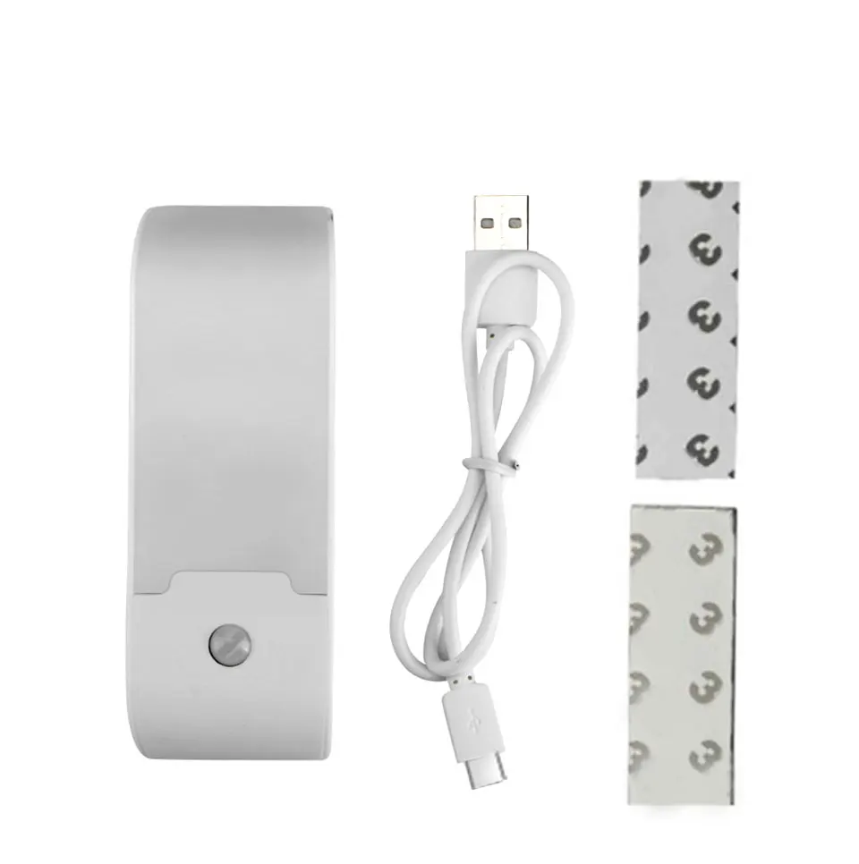 12LED Nachtlicht Bewegungsmelder wiederaufladbare USB-LED-Lampe für Flur Badezimmer Schrank Küche unter dem Schrank hohe Helligkeit – Detail 6