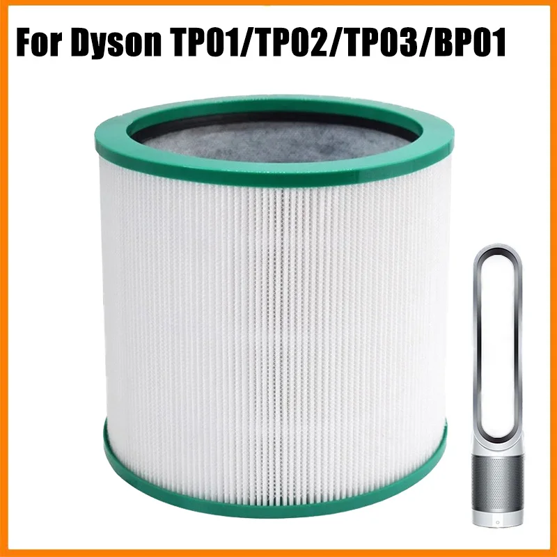Compatible replacement HEPA filter cartridge accessories for Dyson TP01 TP02 AM11 BP01 air purifier Purifying and filtering air