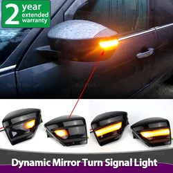 2pcs Flowing Mirror Dynamic LED Turn Signal Light Car Styling For Ford S-MAX CD340 Kuga C-Max Galaxy MK3 C S Max