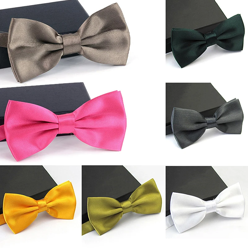 

Candy Color Bow Tie Shirts Bowtie For Men Business Wedding Adult Bowknot Solid Bow Ties Butterfly Suits Bowties