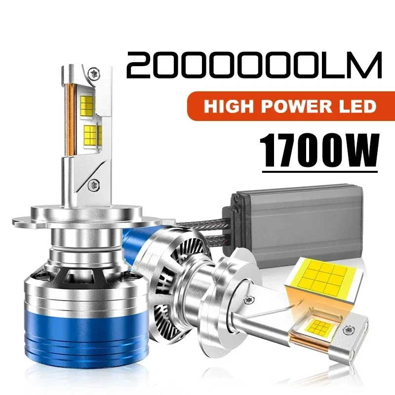 

Car LED Headlight H7 H4 H11 LED Headlamp High Power Canbus H1 H8 H9 9005 HB3 9006 HB4 Turbo Lamp 6000K Car Light 12V 24V