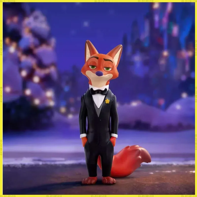 Authentic Zootopia 2 New Journey Series Judy Nick Evening Dress Animal Collectible Trending Mystery Child Top Action Figure Toys