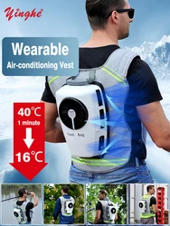 Vêtements de refroidissement d'été pour hommes, batterie aste en émail pour climatisation, adaptée aux travaux extérieurs à haute température