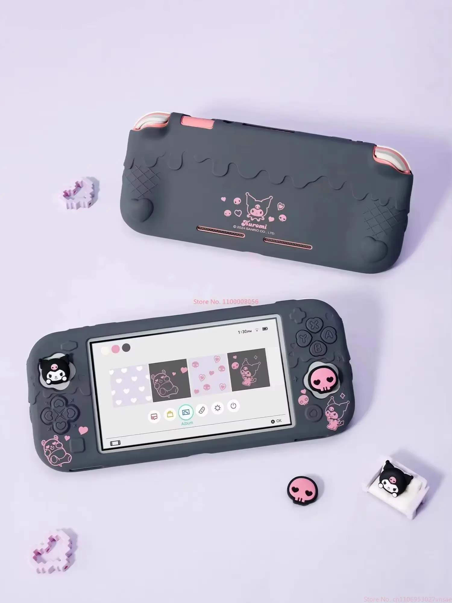 Nieuwe Nintendo Switch Lite siliconen beschermhoes Hello Kitty Kuromi Cinnamoroll Anime Design Soft Shell complete set cadeau voor G