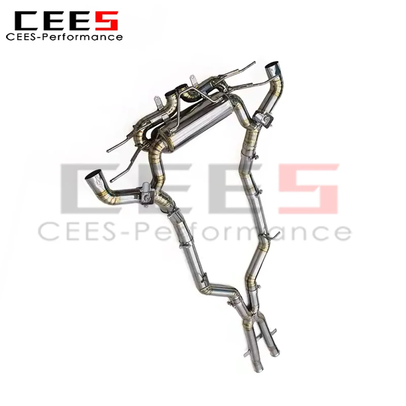 

cees Tuning Catback Exhaust Pipe for Mercedes-Benz AMG GTR/GT R C190 4.0T 2019-2023 Escape Muffler Exhaust Pipe Car Exhaust