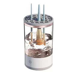 New 7000 RPM Automatic Electric Makeup Brushes Cleaner Rechargeable Lazy Cleaning Brush Washer Quick Dry Tools
