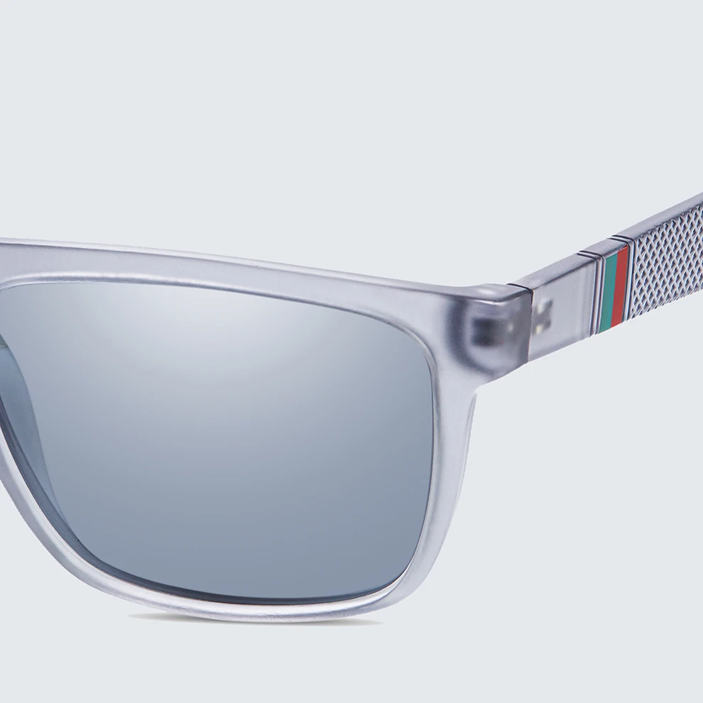 Männer Frauen Fashion Square Vintage Polarisierte Sonnenbrille Retro UV400 Brillen – Detail 8