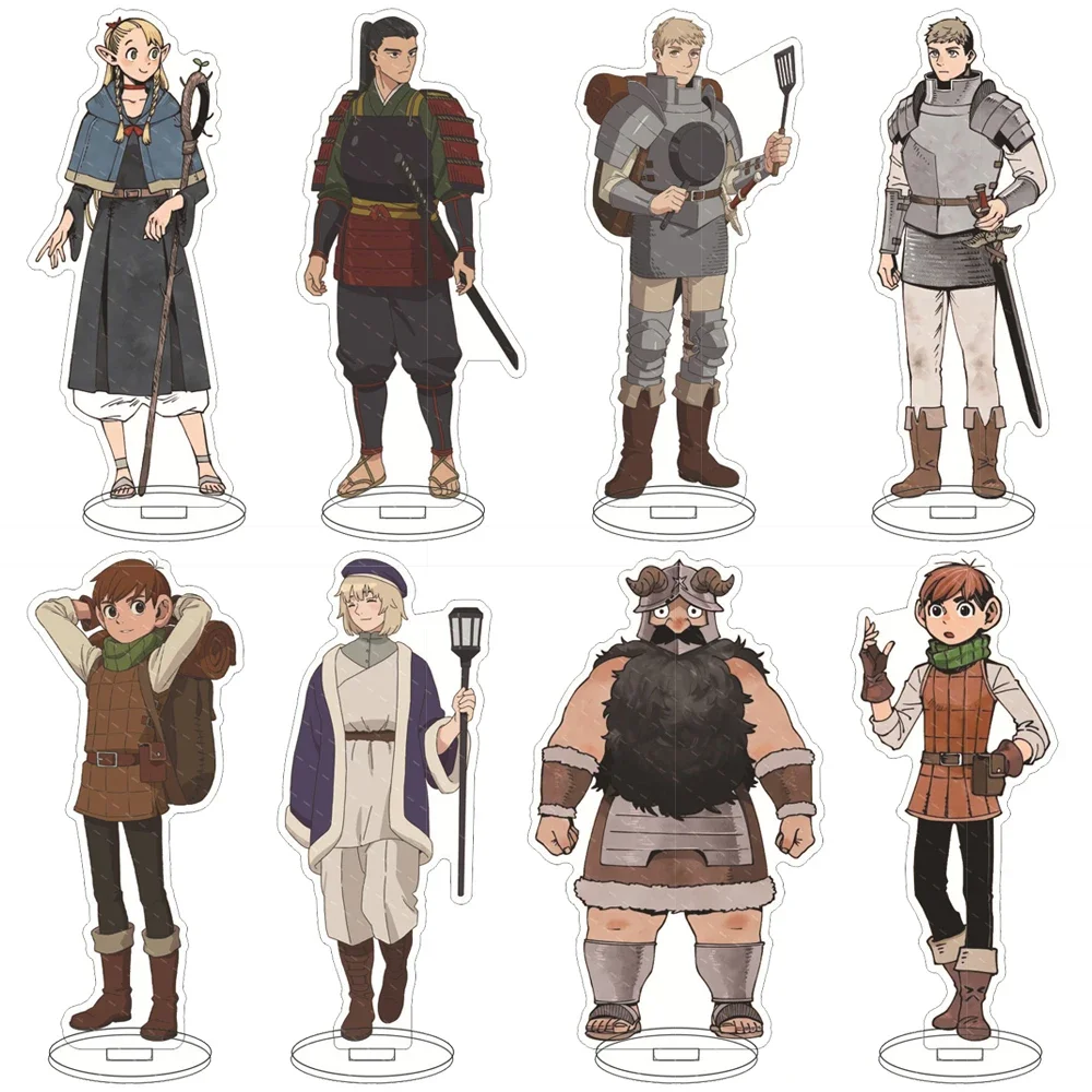 

Anime Delicious in Dungeon Laios Acrylic Stand Marcille Donato Chilchuck Senshi Figures Model Cosplay Desk Decor Collection Prop