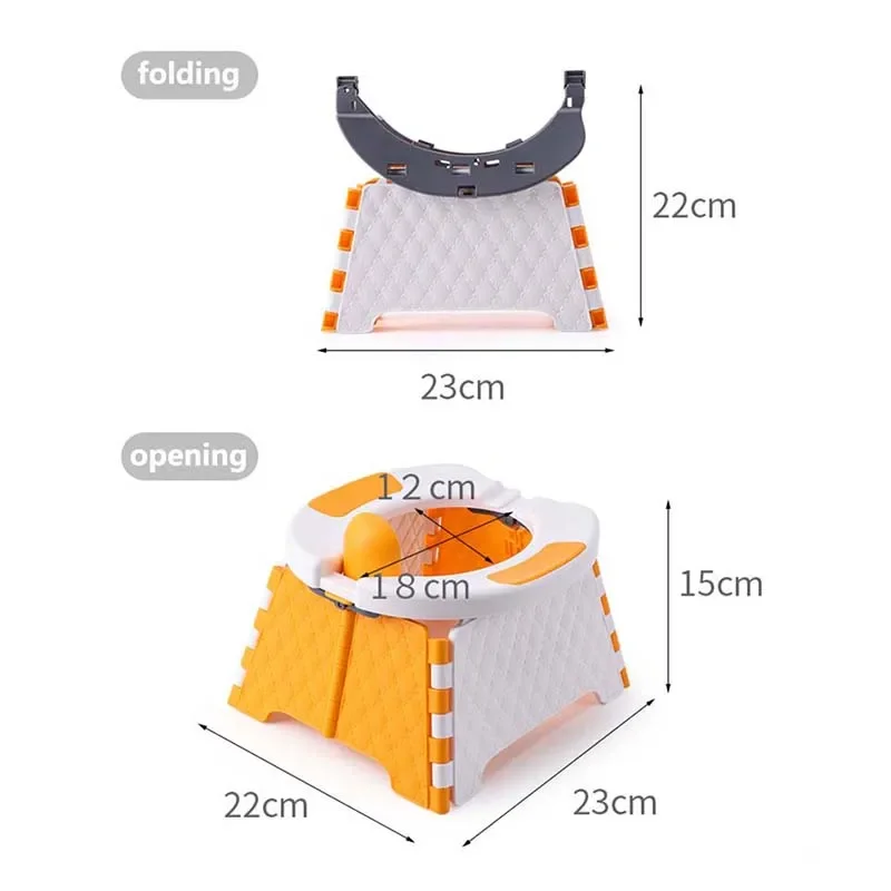 Nocnik dla dziecka Składany samochód podróżny Przenośny nocnik Miska toaletowa dla dzieci Doniczka toaletowa dla dzieci Reduktor toalety dla dzieci