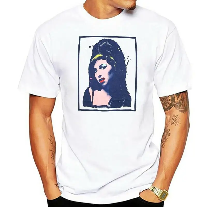 Amy Winehouse AMY WINEHOUSE POP ART PAINT T-Shirt NEW Licensed  Official