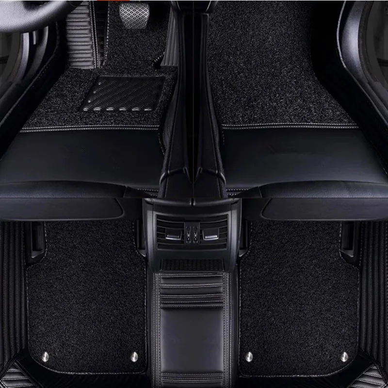 Custom special car floor mats for Porsche Taycan 2026-2019 Best Quality Rugs Waterproof Double Layers Carpets for Taycan 2024
