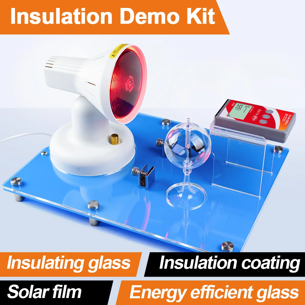 SK1150 Insulated Glass Solar Film Tester Tint Checker Thermal Insulation Performance Demonstrate Kit Window Tint Tester