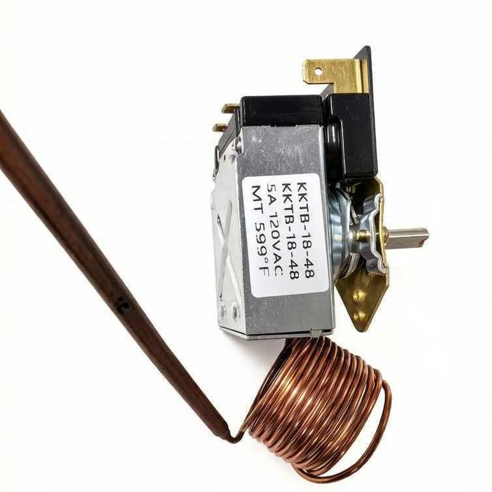 

1PC Thermostat KKTB-18-48 Oven Thermostat For Robertshaw Kktb-18-48 G36X03-030900-1 5A 120VAC High Temperature 599F For Gas Part