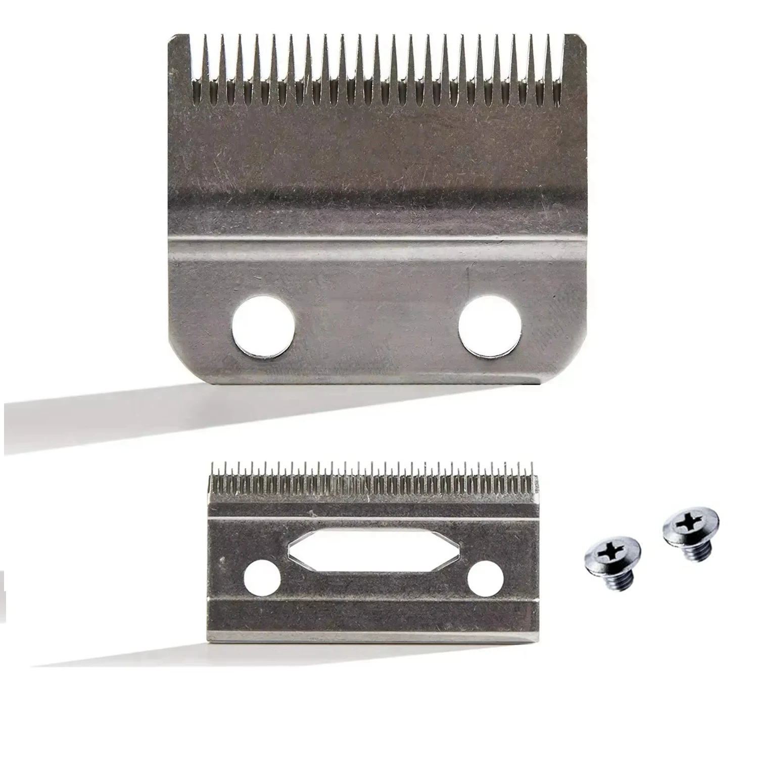 #2162，Professional Stagger-Tooth 2-Hole replacement Clipper Blade set Compatible With For  Cordless Magic Clip 8148