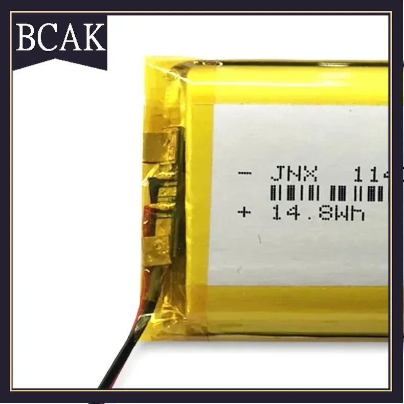 BCAK Style 3.7V 114065 4000mAh Large-capacity Polymer Lithium Cells Bluetooth Speaker Shaver Beauty Instrument Mobile Power Bat