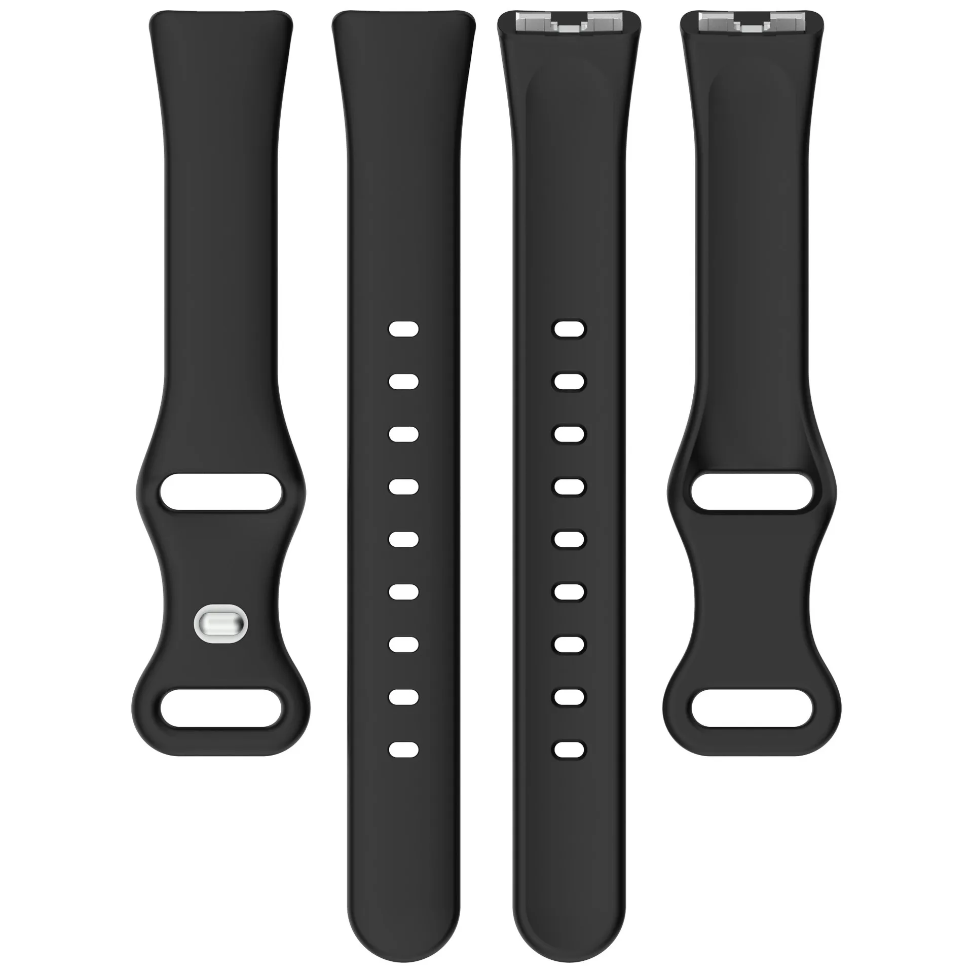 スリムバタフライクラスプシリコンストラップスーツ Huawei 社時計バンド 10 スポーツスリムシリコンストラップバタフライバックル付き