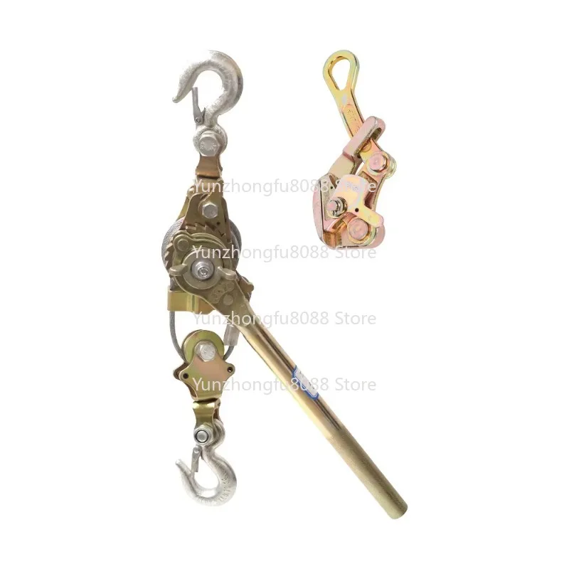 1 Ton 2 Tons 3 Tons Ratchet Cable Puller with Ratchet Manual Power Puller Ratchet Manual Wire Rope Puller