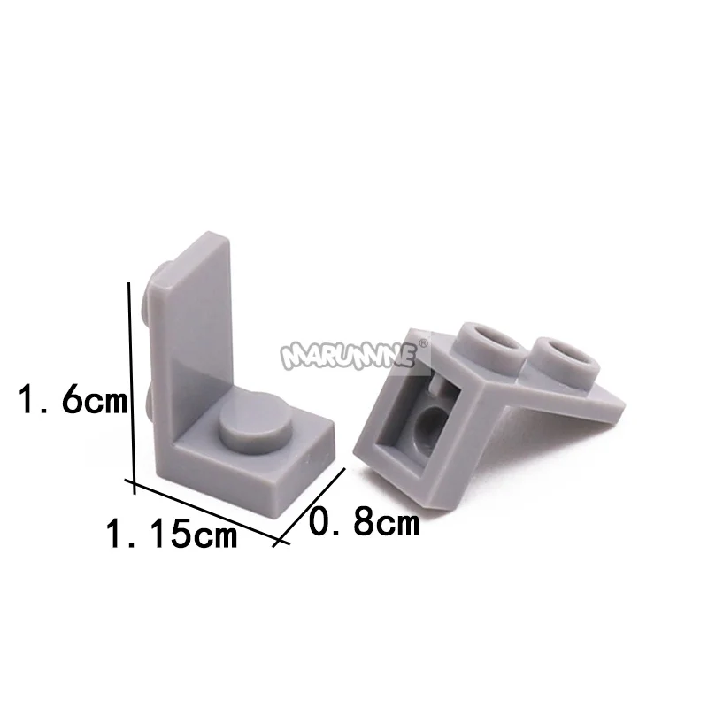 Marumine 300PCS MOC 73825 Bracket 1x1-1x2 Inverted Accessories Compatible Technology Bricks DIY Creative Model Kit Children Toy