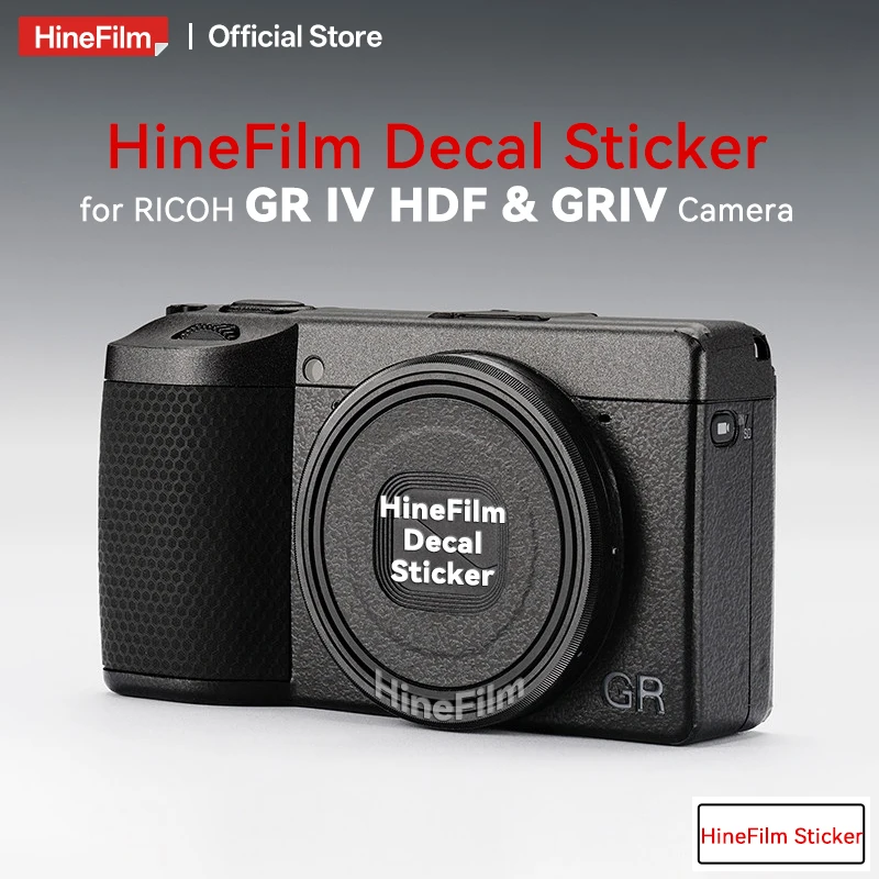 Hinefilm Skin für RICOH GR4 IV & GR4 HDF Kamera-Aufkleber für RICOH GRIV Dekal-Skin GR4 Wrap Cover GR 4 Schutzfolie
