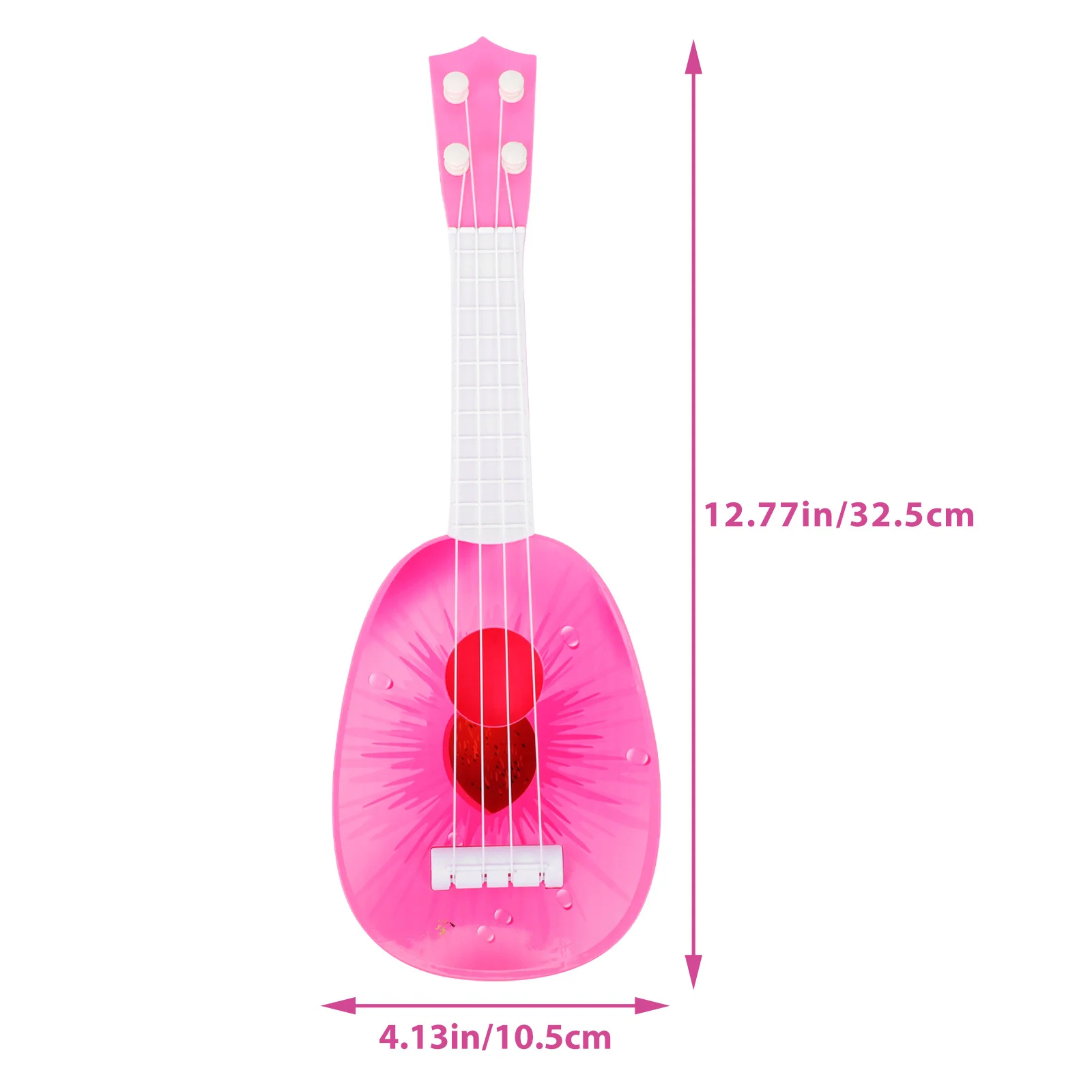 Crianças guitarra de plástico brilhante cor dos desenhos animados aprendizagem precoce ukulele instrumento musical mini guitarra brinquedo crianças ukulele brinquedo