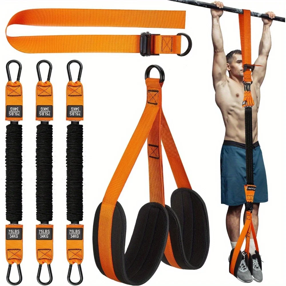 

Pull Up Assistance Bands Set Resistance Strap Adjustable Weight for Men Women Hanging Training Chin-up Workout Body Stretching