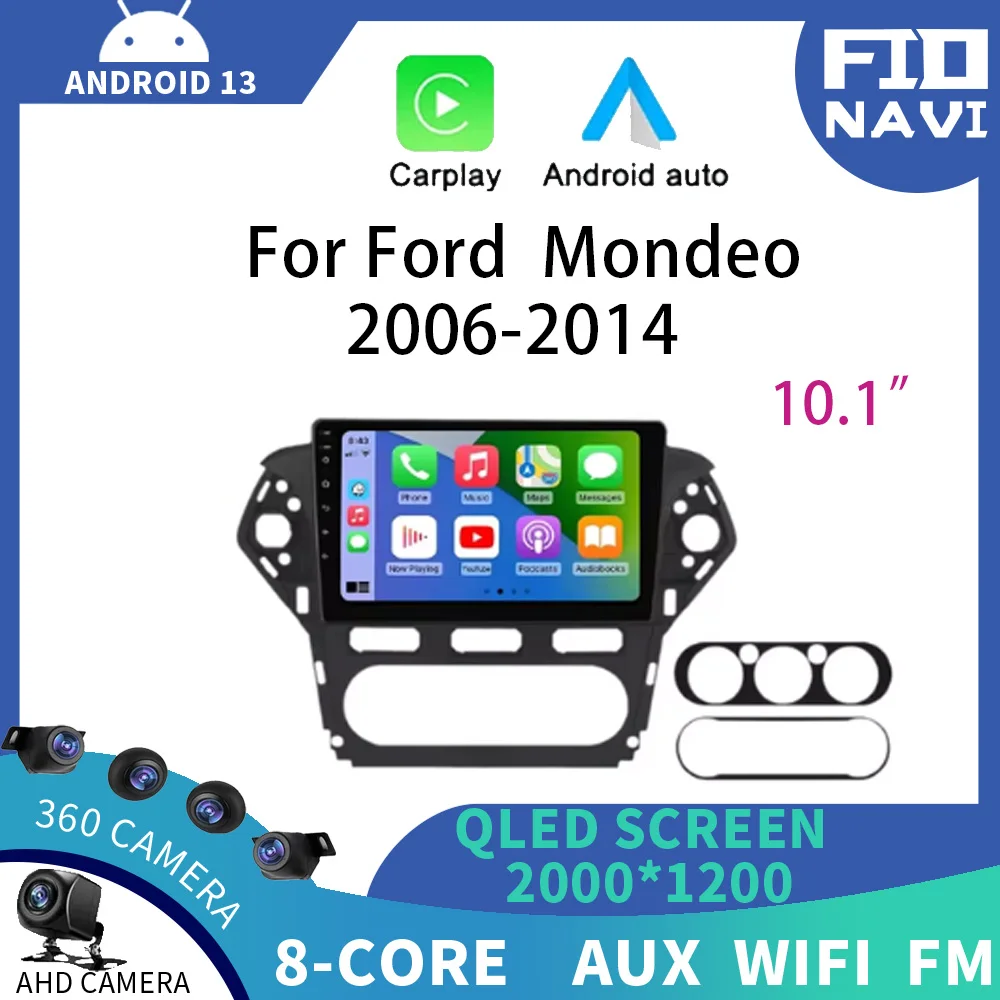 

Android 14 For Mondeo 2006-2014 Car Radio Multimedia Video Player Navigation stereo GPS No 2din 2 din dvd