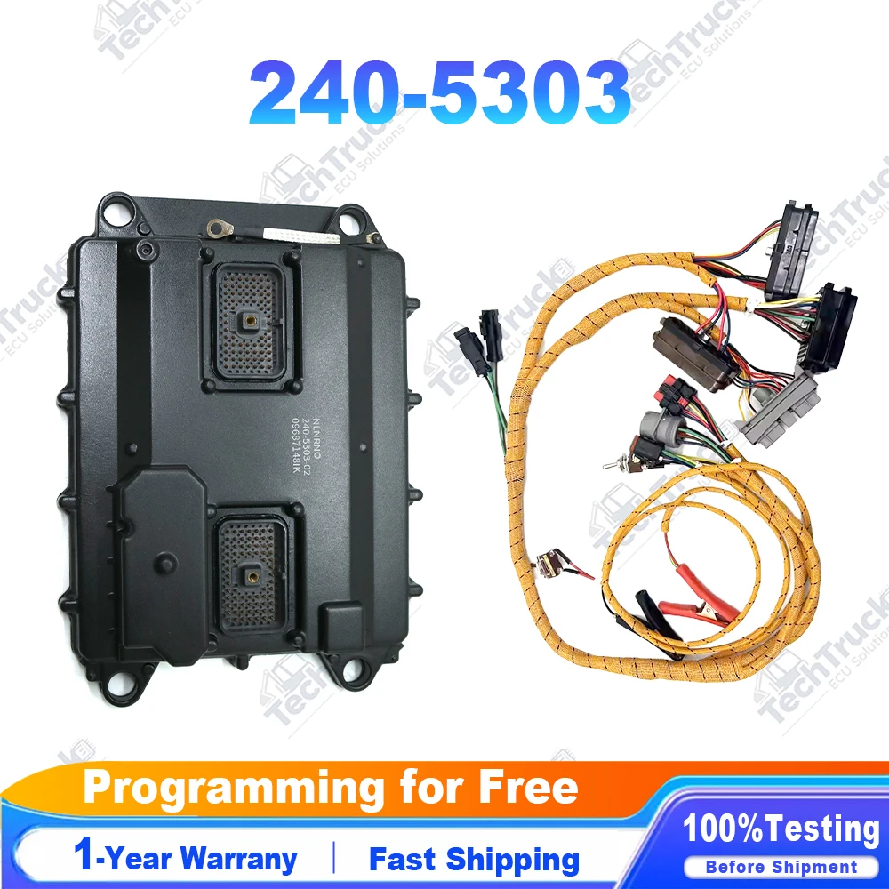 

2405303 Eexcava Start for C11 C12 Engine ECM Controller 240-5303 Replacement Part for Heavy Duty Machinery with Program cable