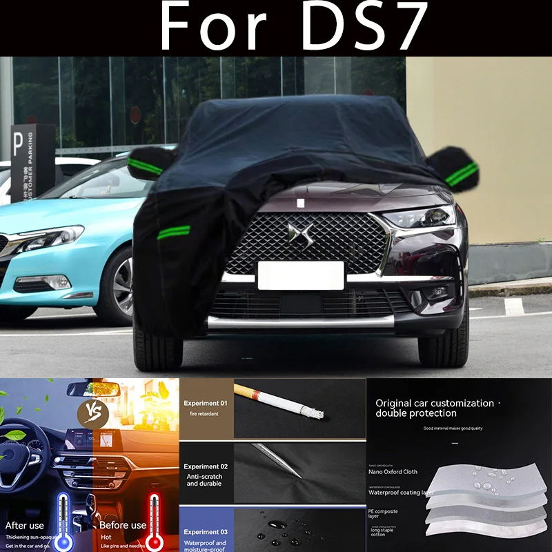 

For DS7 Outdoor Protection Full Car Covers Snow Cover Sunshade Waterproof Dustproof Exterior Car accessories