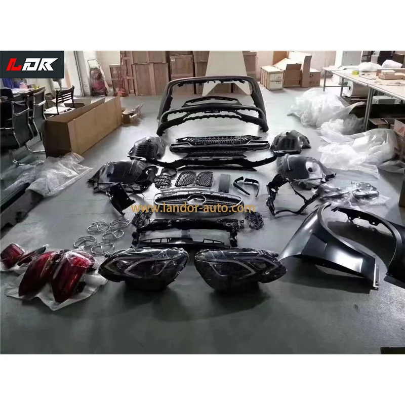 BR C-Für W212 Auto-Stoßstangen für E200 E300 E250 E63 Upgrade-Body-Kits E-Klasse Facelift-Konvertierung Alt zu Neu