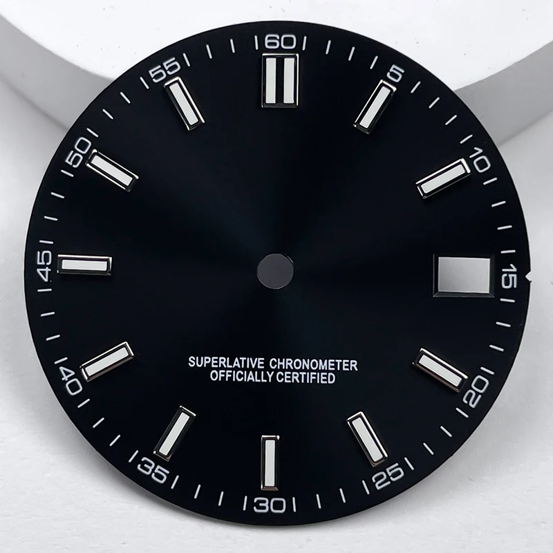 28.5mm NH35 Dial No Logo Sunray 62MAS Prospex Green Luminous Seik DJ Mod Suitable NH35 NH36 NH34 Modified Replacement Watch Dial