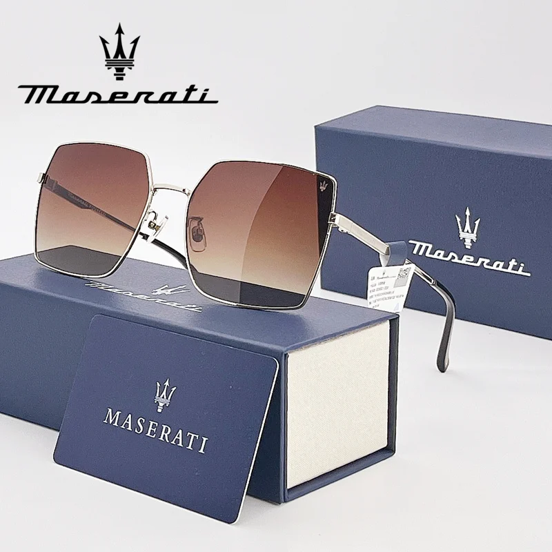 

MASERAT Polarized HD Sunglasses Lens UV400 Outdoor Sports Anti-Reflective TAC Film Men Women Silver Gray Gold