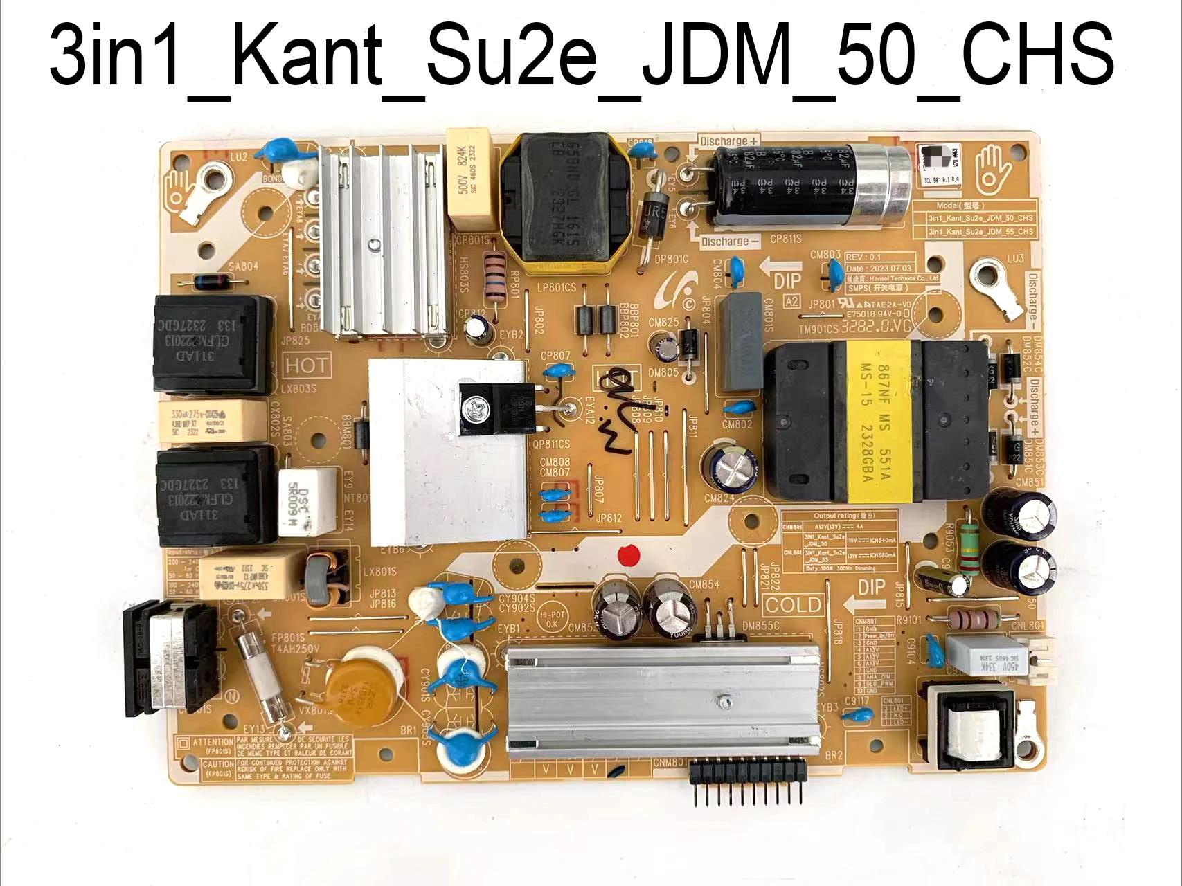 Genuine 3in1_Kant_Su2e_JDM_50_CHS Power Supply Board Has Been Tested Works Normality Suitable for 50