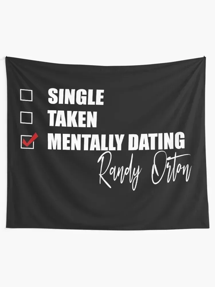 Mentally Dating Randy Orton Tapestry Wall Decorations Mushroom Kawaii Room Decor Tapestry