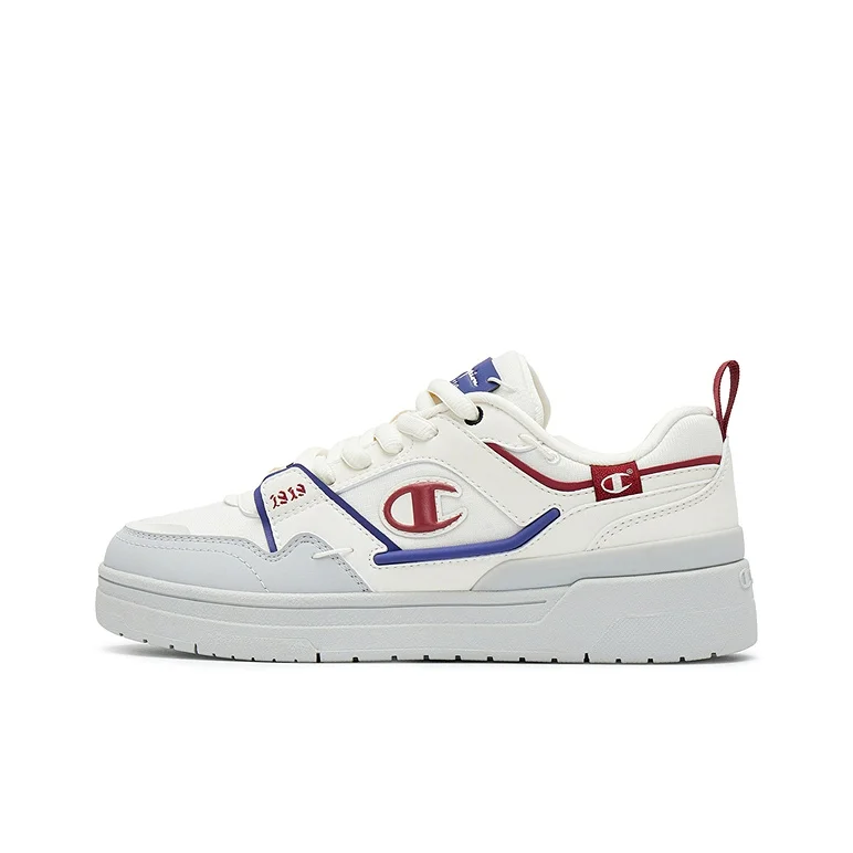 Champion Low top Skateboard Shoes Unisex Milk White/Day Stone Gray U5AFCTU14P1