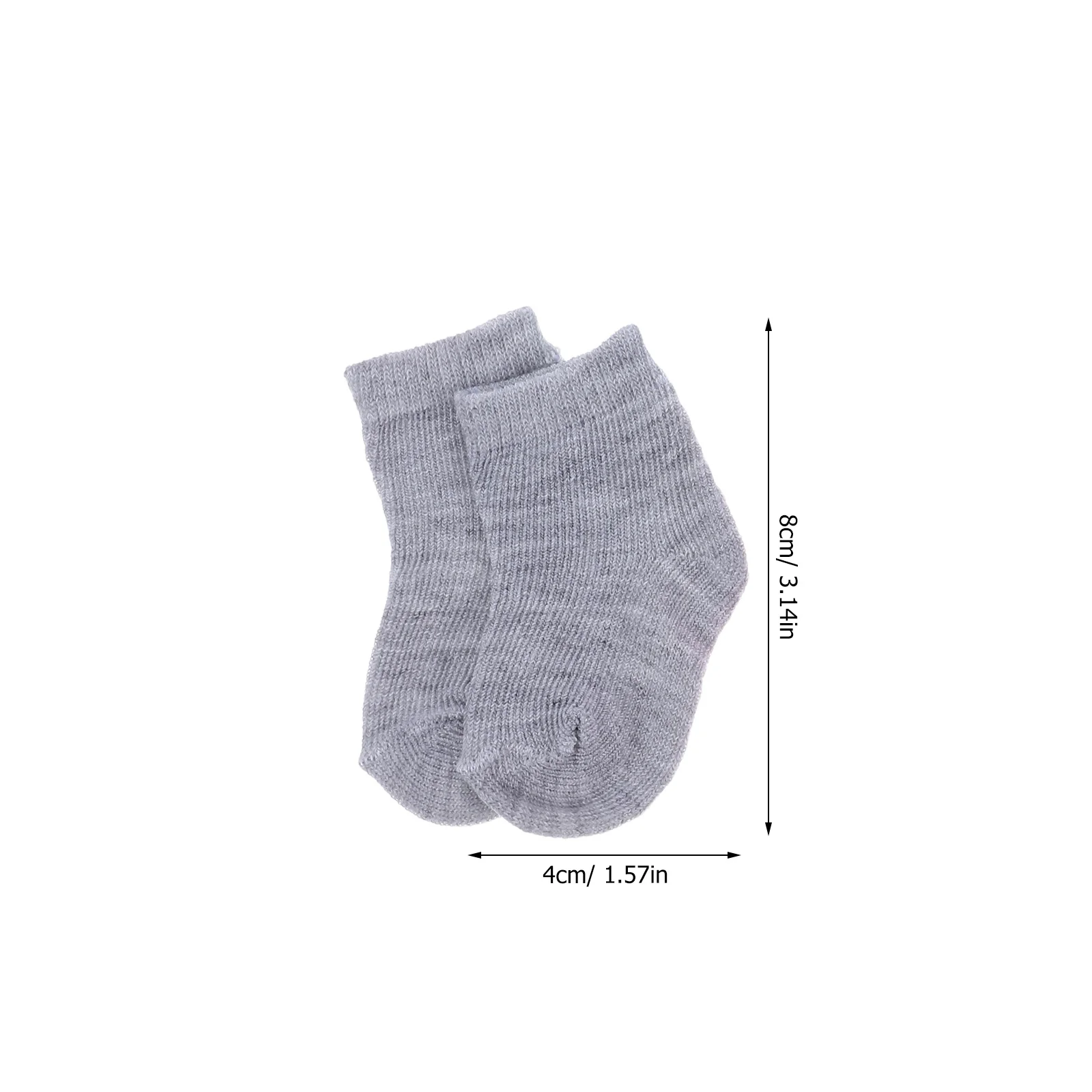 Babysocken, 45,7 cm, mehrfarbig, bequeme Passform, elegantes Design für Rollenspiele, Zubehör, Outfit, Socken-Set