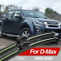 Escobillas de limpiaparabrisas delanteras para Isuzu d-max 2002-2023, accesorios de ventana de parabrisas, 2 piezas, 2003, 2007, 2009, 2011, 2015, 2019, 2020